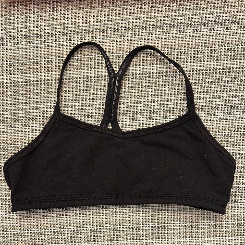 Athleta Girl sports bra, black